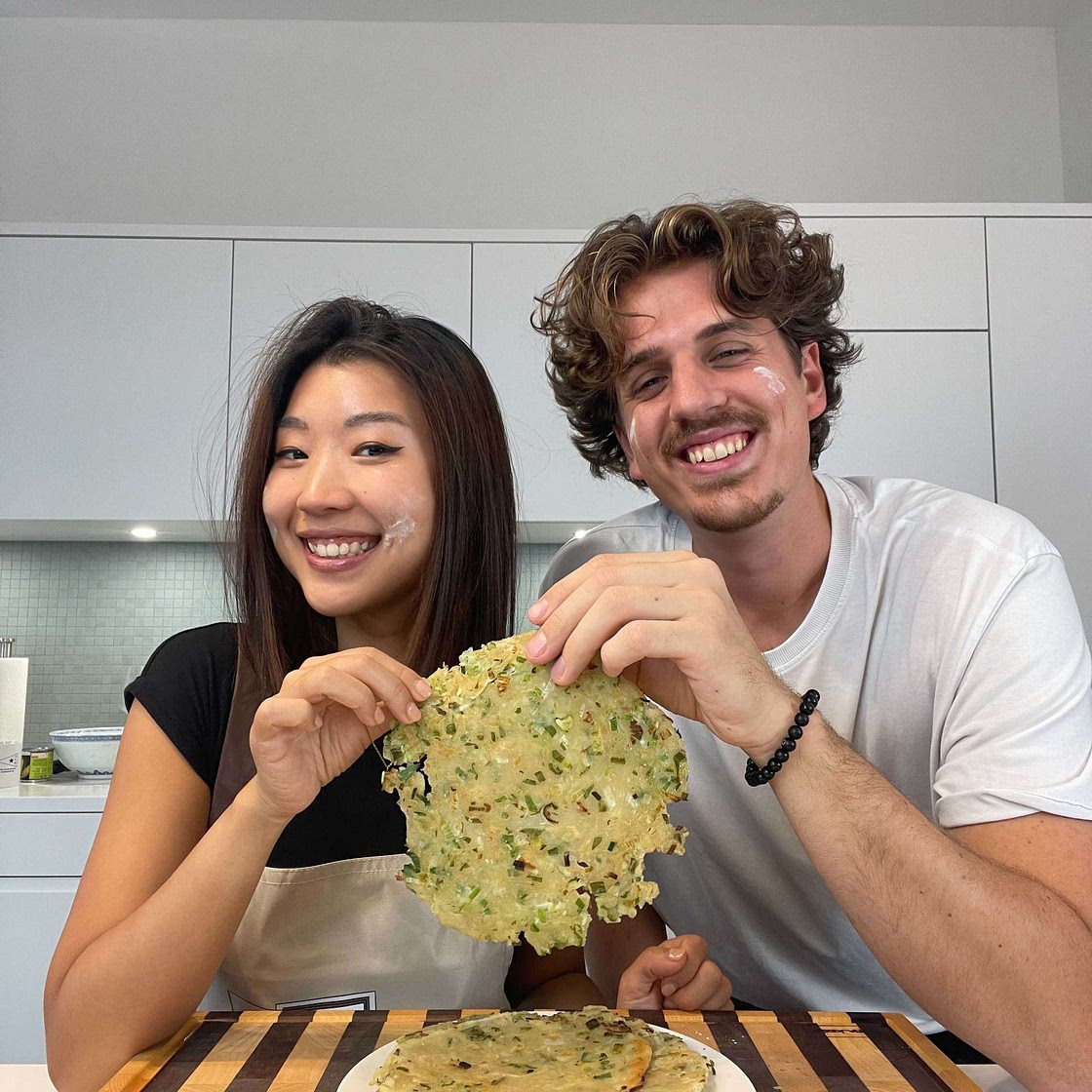 Scallion pancakes