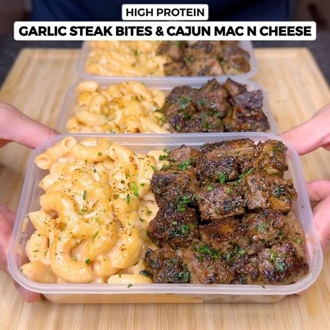Steak Bites & Cajun Mac n Cheese