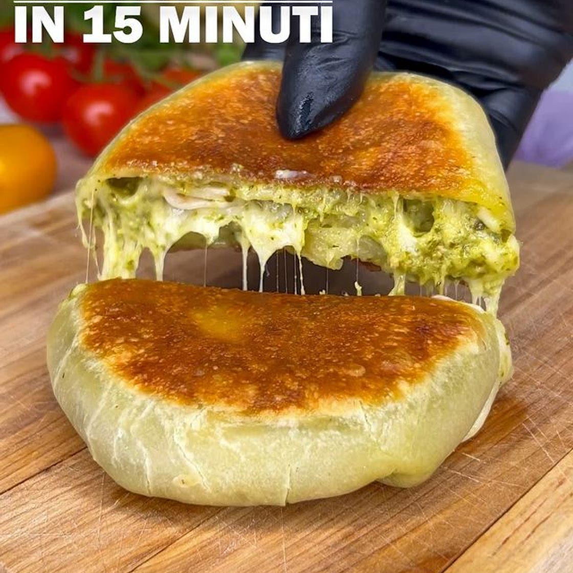 🥪 FOCACCINE IN PADELLA senza lievitazione😋 Pronte in 15 minuti! 