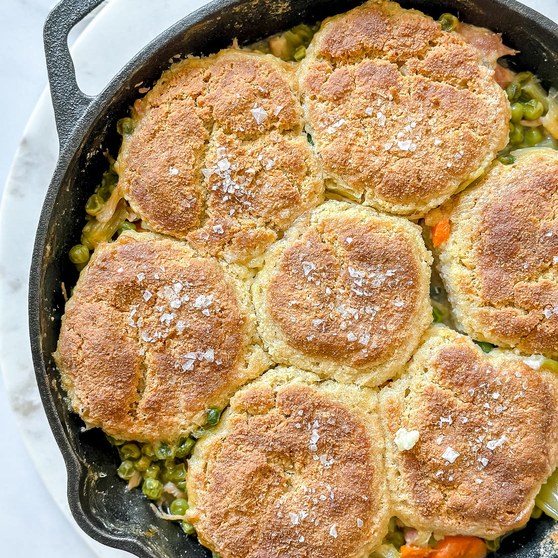 Chicken and Biscuits: gluten free, dairy free