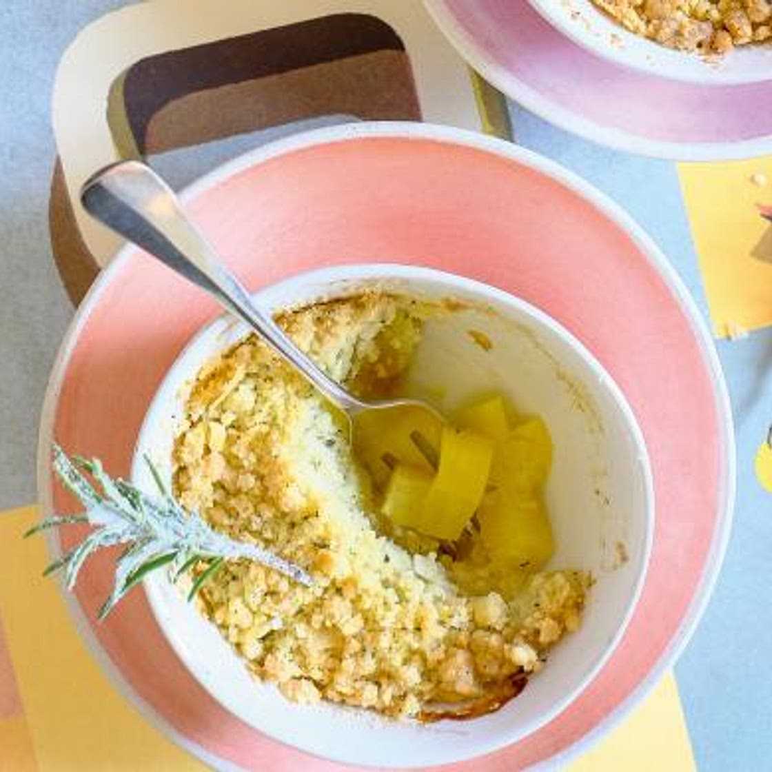 Ananas-Crumble