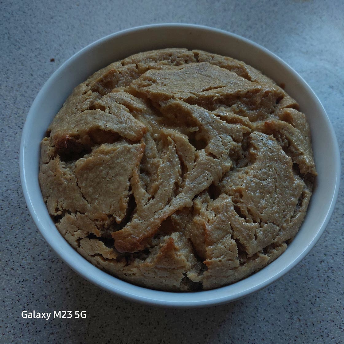 Salted caramel baked oats