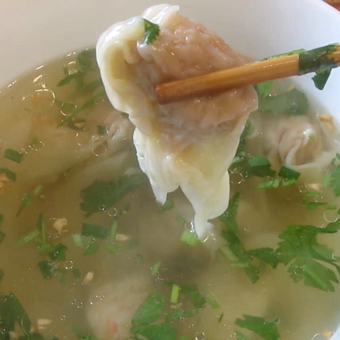 Soupe Raviolis aux Crevettes