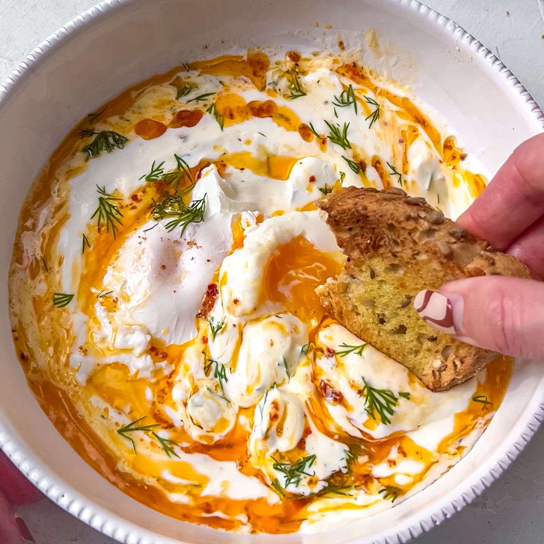 Çilbir (Turkish Eggs)