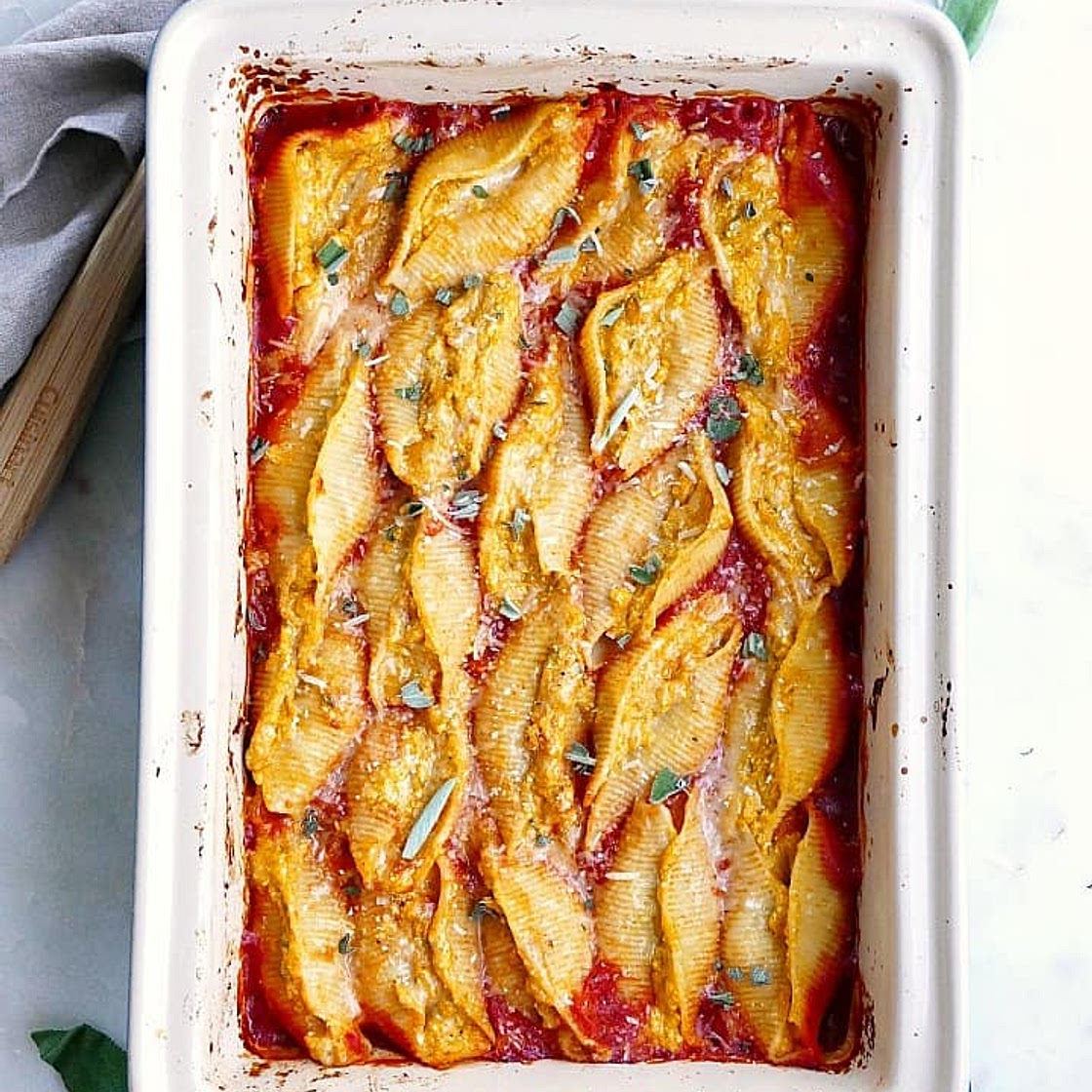 Ricotta Pumpkin Stuffed Shells
