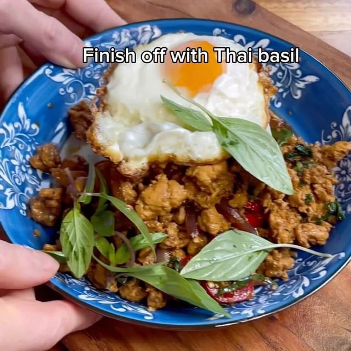 Pad Kra Pow Gai (Thai Basil Chicken)