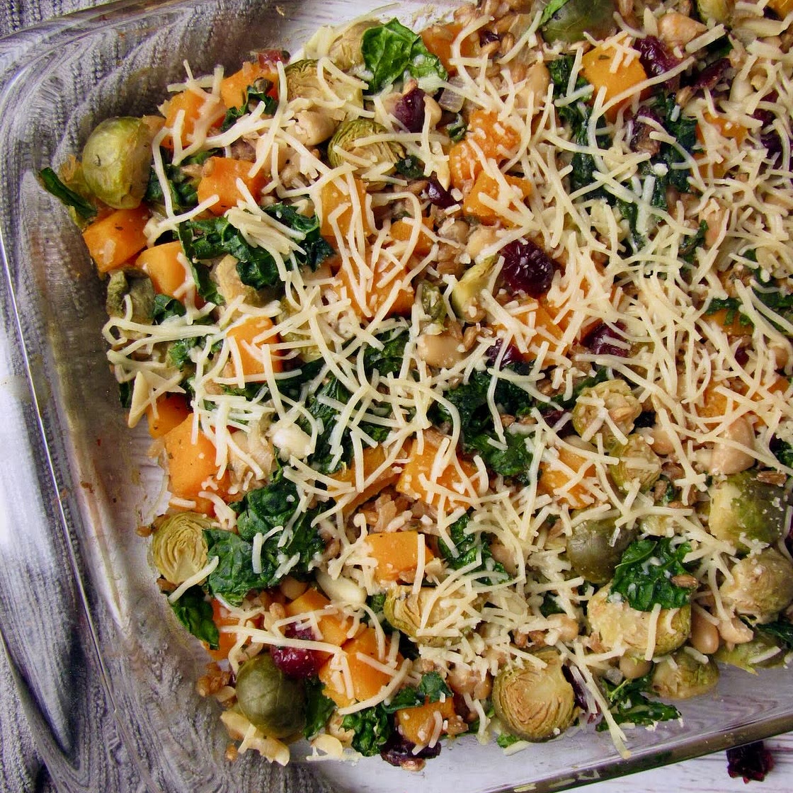 Fall Harvest Butternut Squash Casserole (Vegan!)