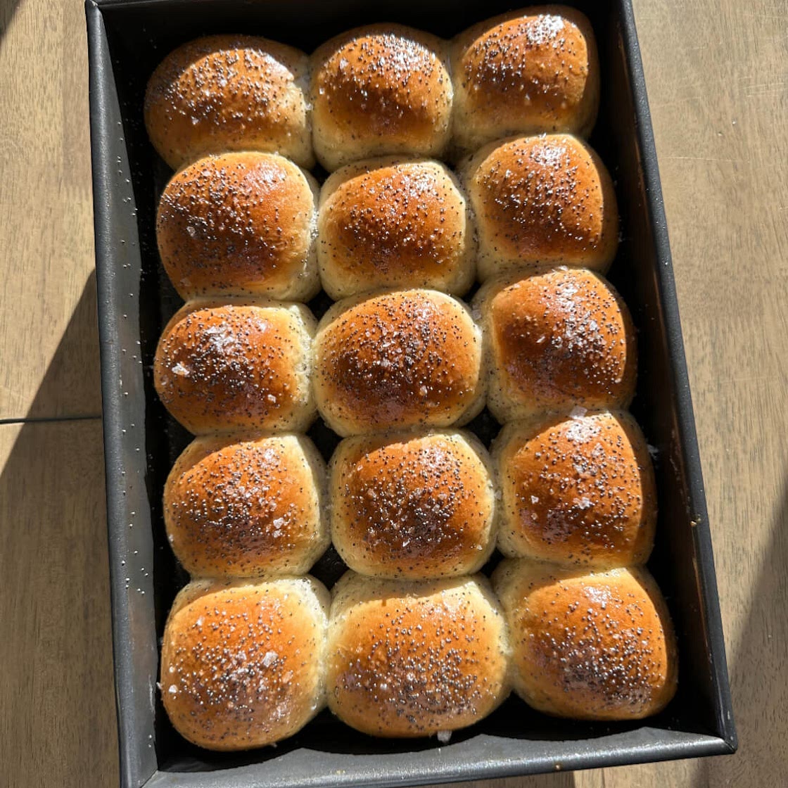 Soft and Fluffy Poppy Seed Rolls