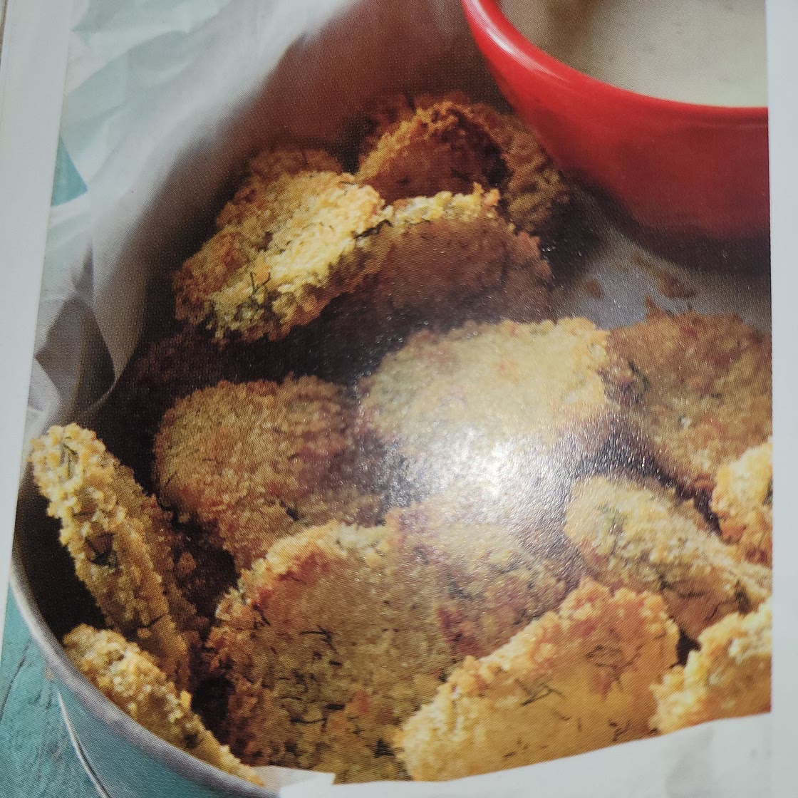 Air-fried pickles