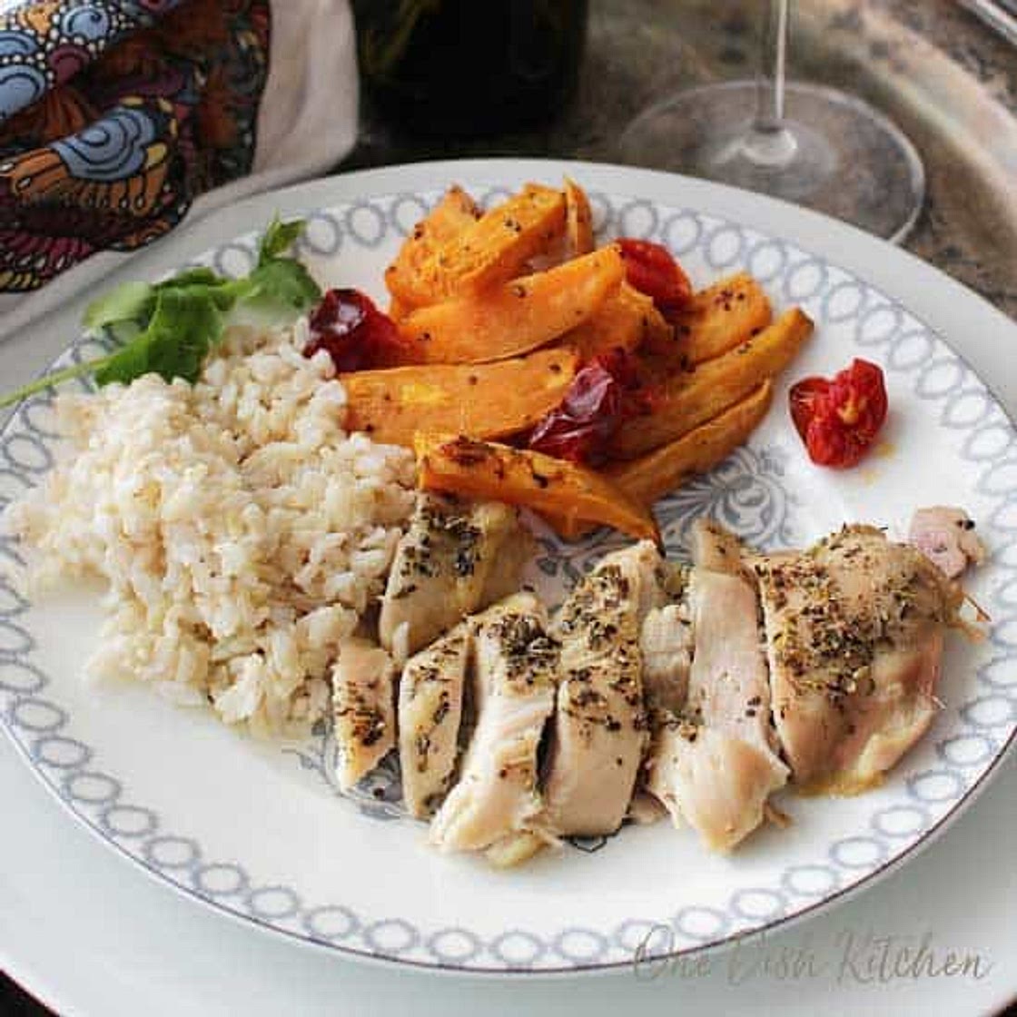 Easy Single Serving Sheet Pan Chicken