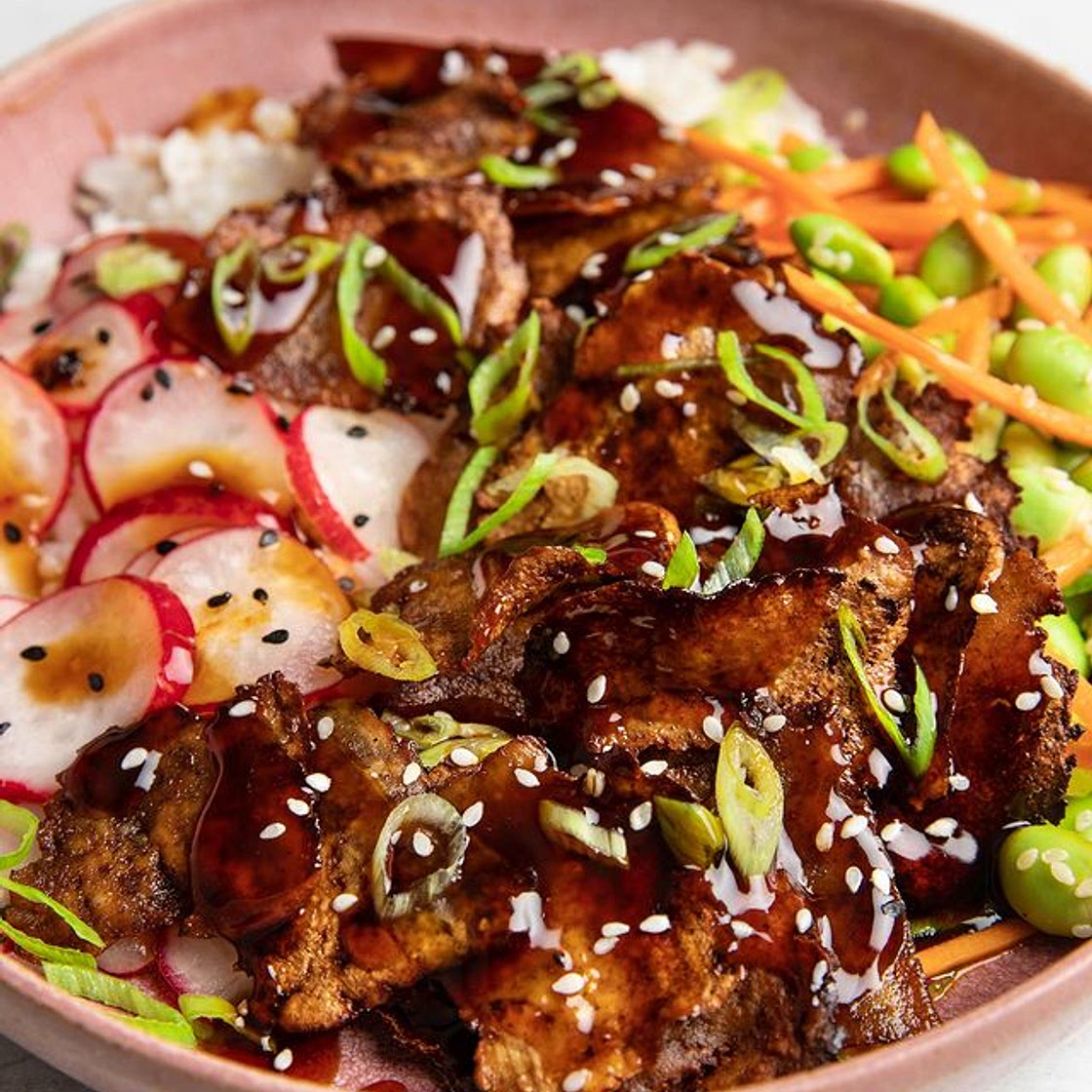 CRISPY TERIYAKI TOFU BOWL 🍃