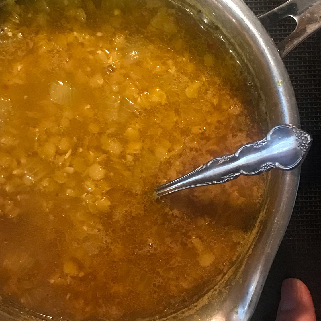 Red lentil curry