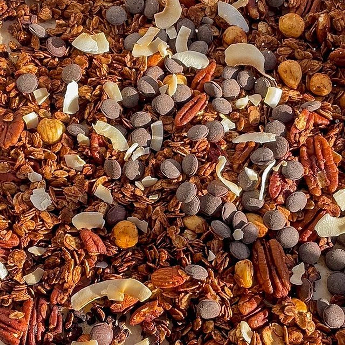 Healthy Chocolate Granola with Hazelnuts🍫🌰