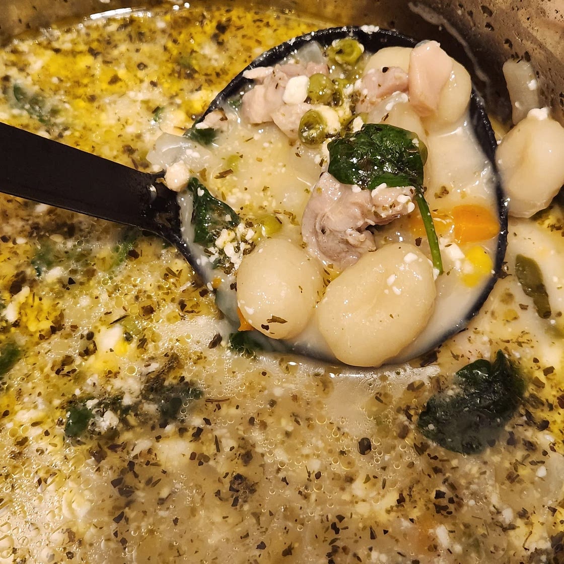 Instant Pot Creamy Chicken Gnocchi Soup