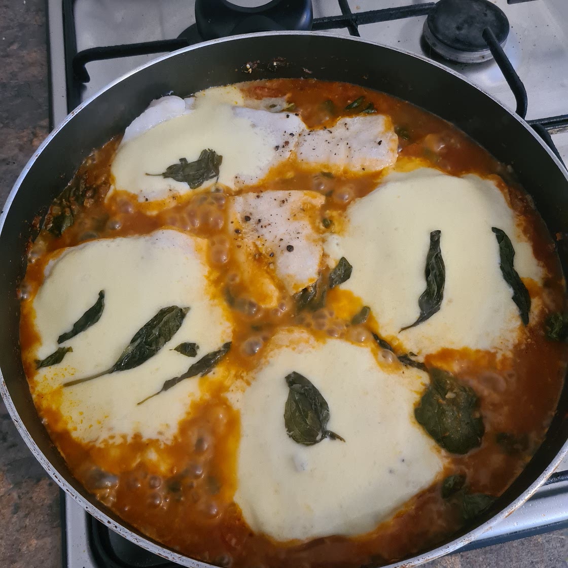 One-Pan Caprese Fish