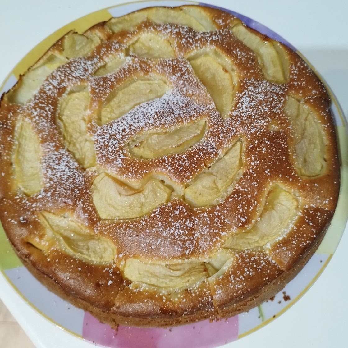 Torta alle mele con yogurt