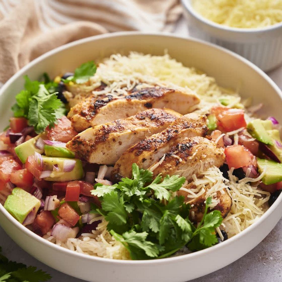 Chicken Taco Rice Bowl