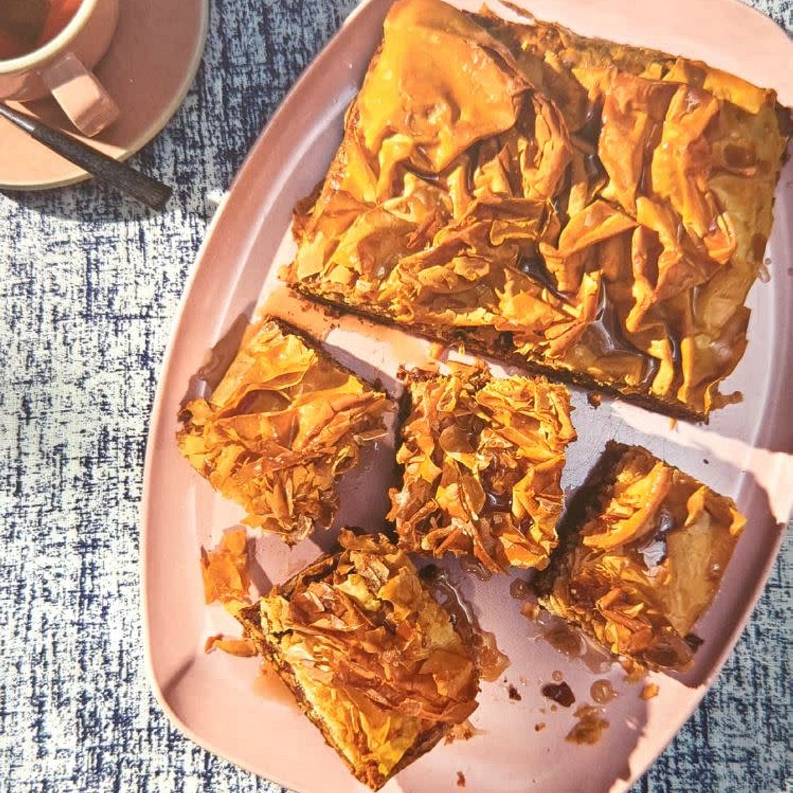 Honeyed Nut and Phyllo Pie