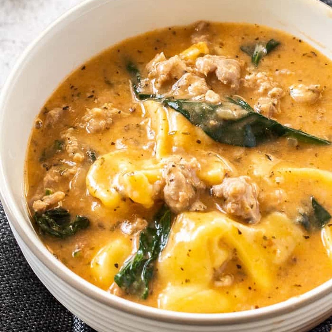 Creamy Instant Pot Tortellini Soup
