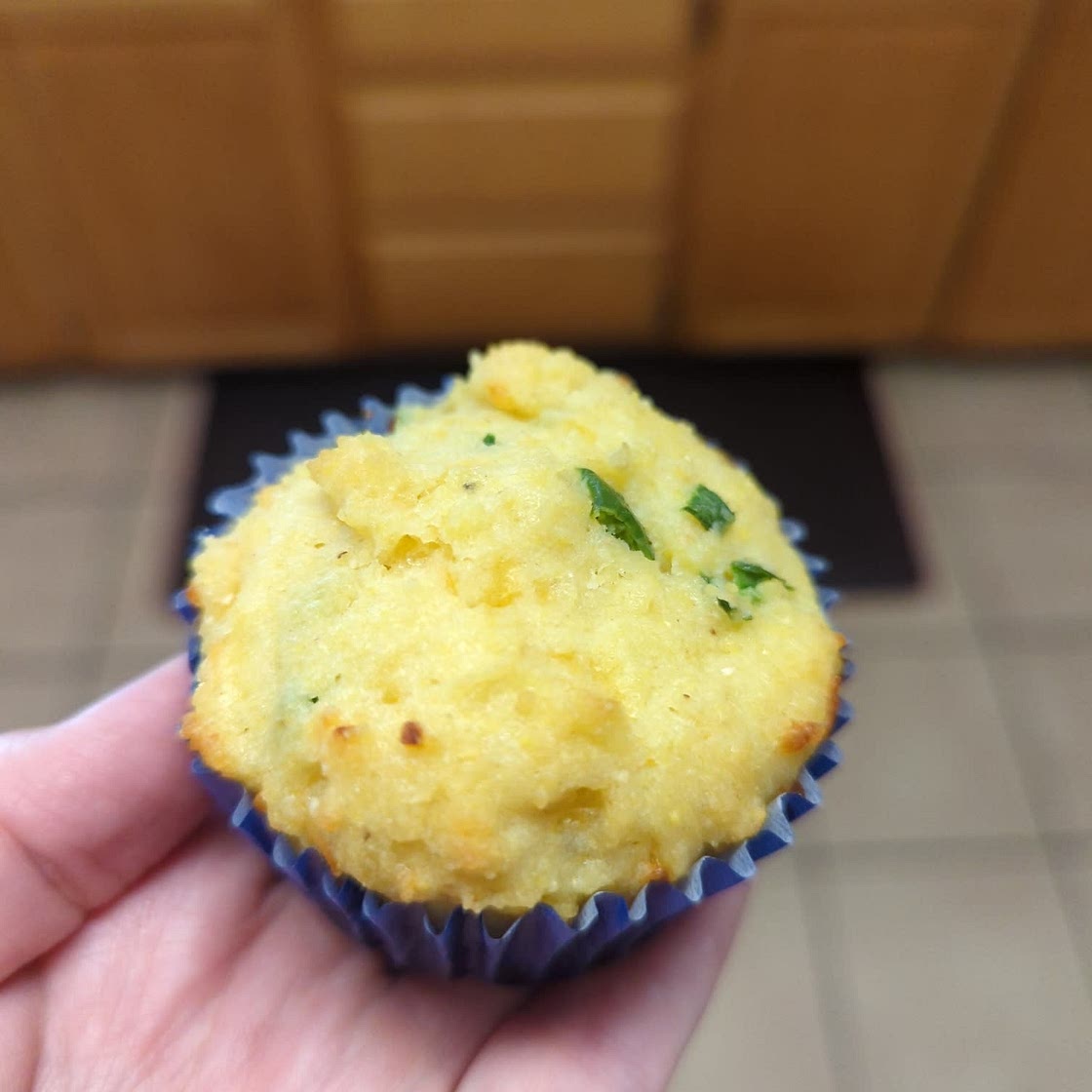 Jalapeno Cheddar Cornbread Muffins