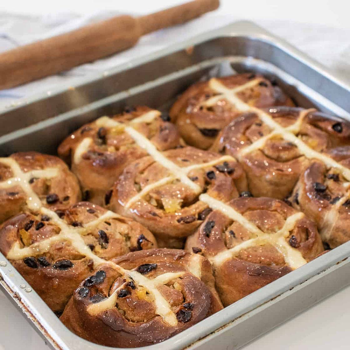 Easter Hot Cross Scrolls