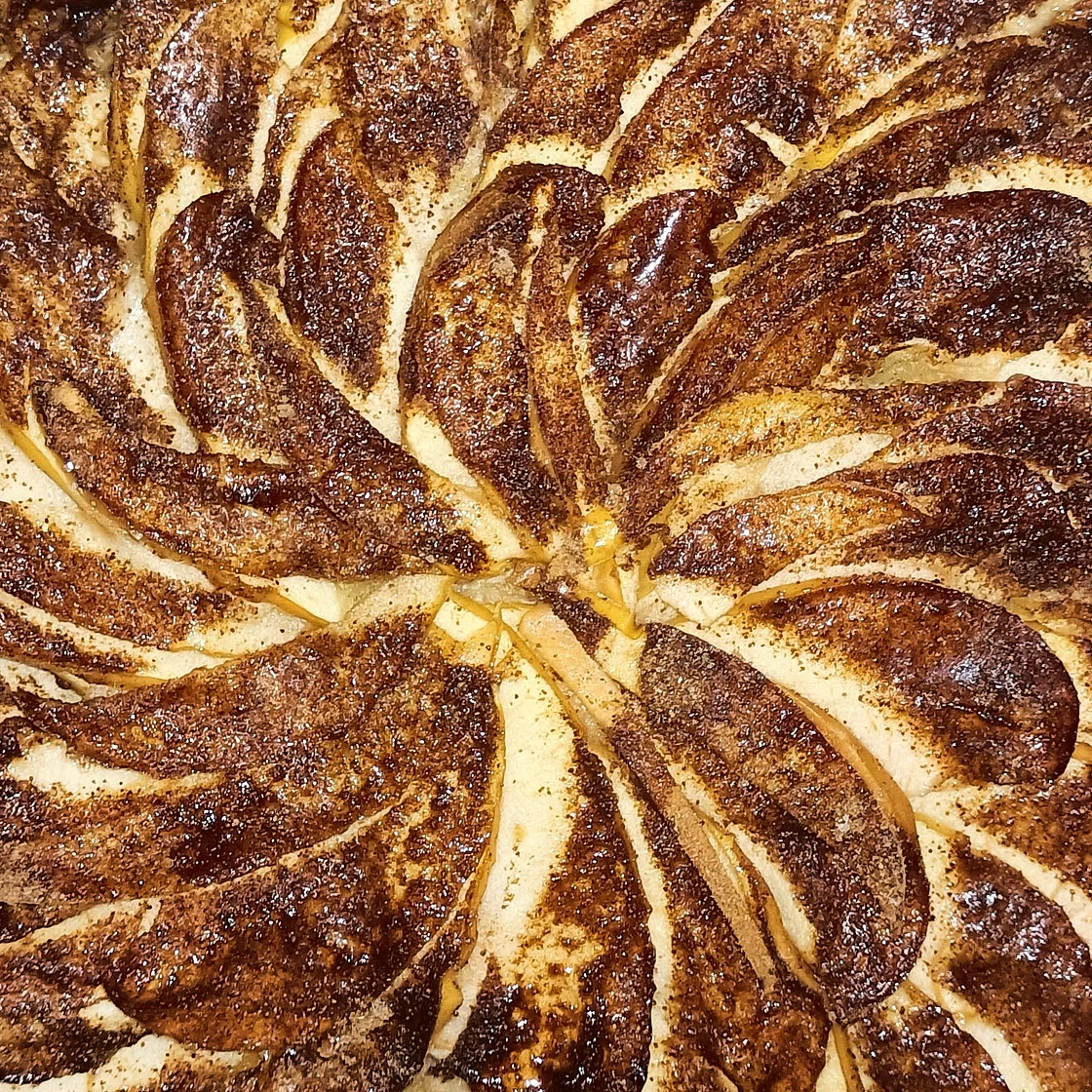 Torta di mele e cannella senza burro