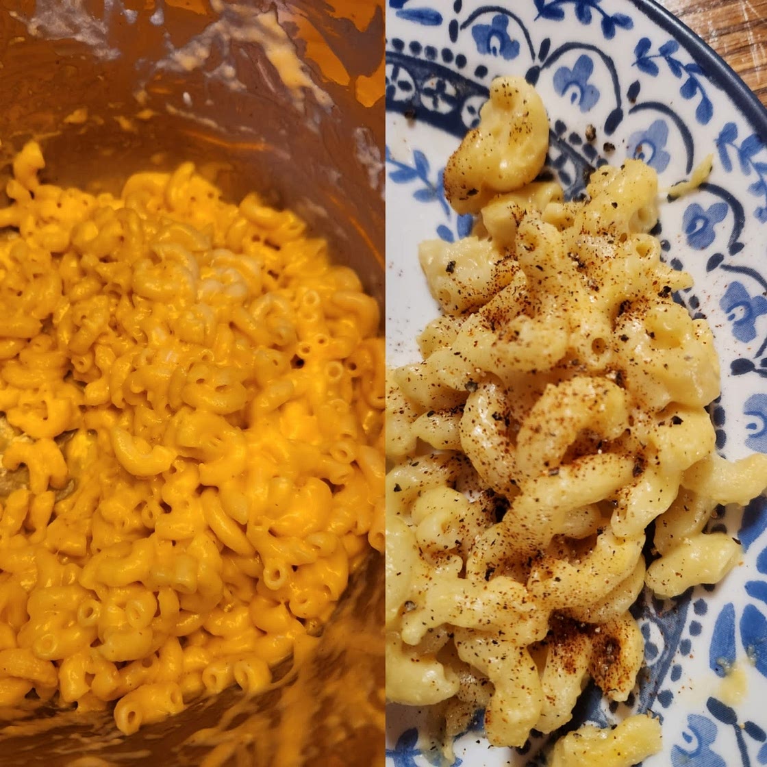 Pressure cooker Mac and cheese