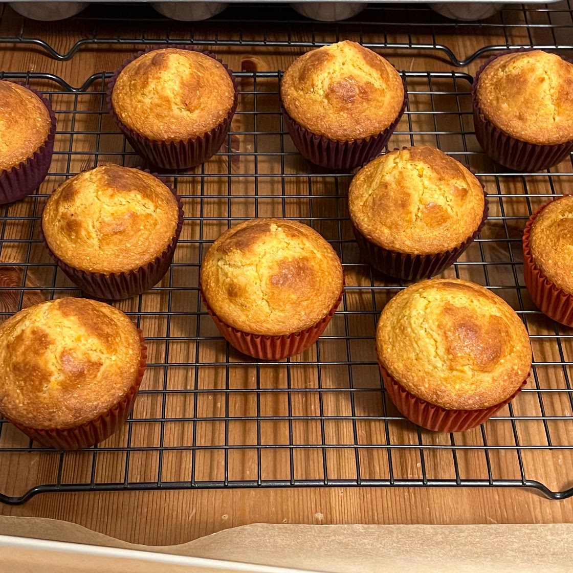 Extra Easy, Moist Gluten-Free Corn Muffins