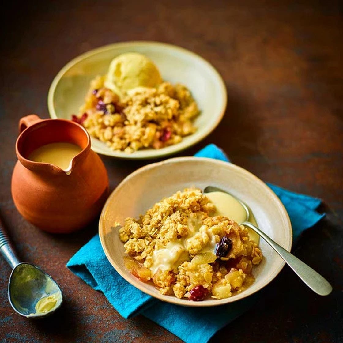 Air Fryer Sausage and Apple Scramble