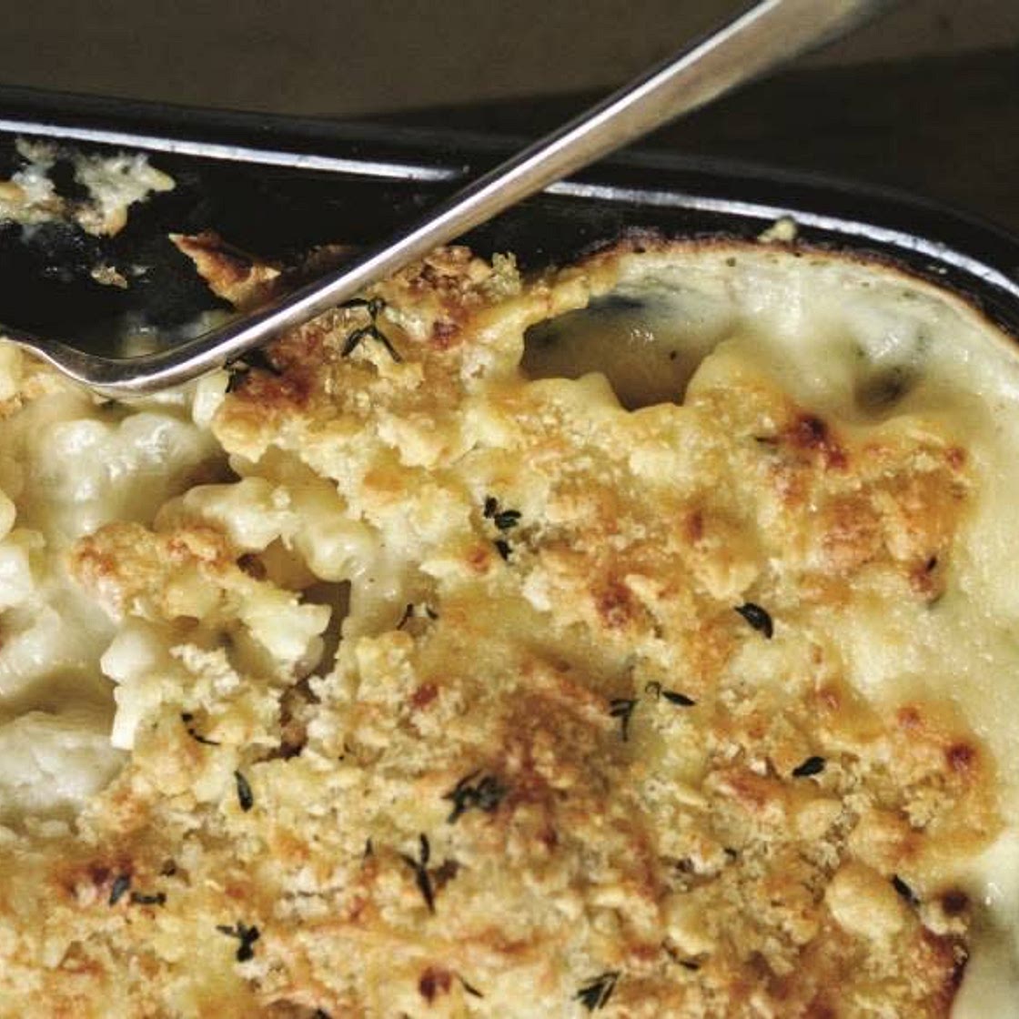 Macaroni, Cheese, and Cauliflower Bake