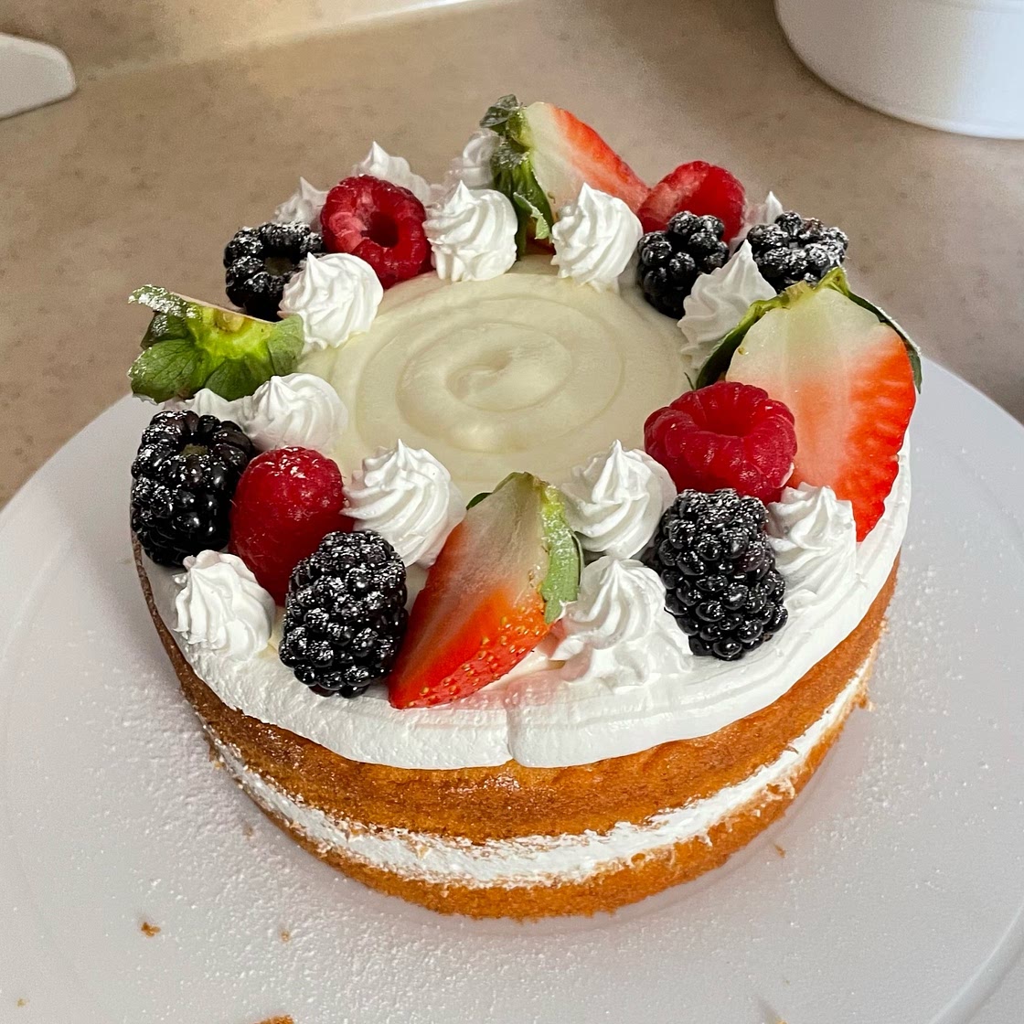 Victoria Strawberry Sponge Cake