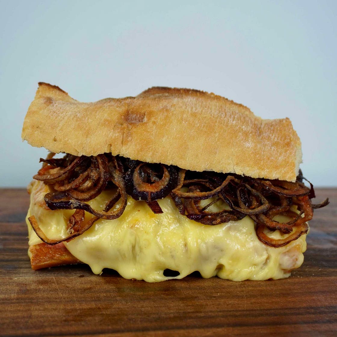 Raclette chicken sandwich