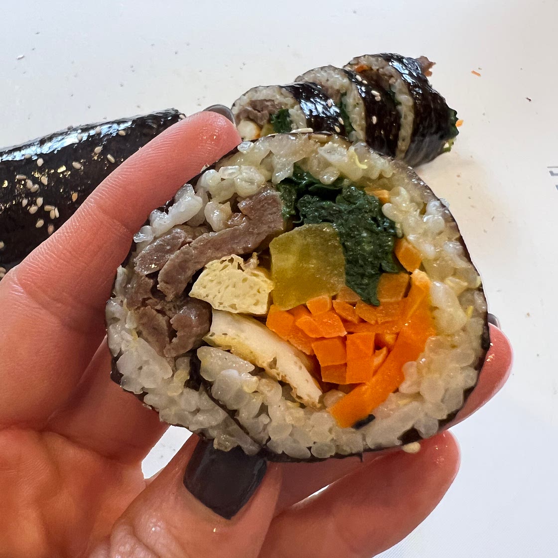 Kimbap (Korean Seaweed Rice Rolls)
