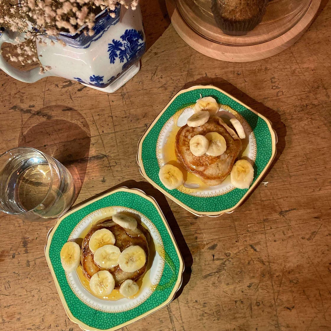 Fluffy Banana Pancakes