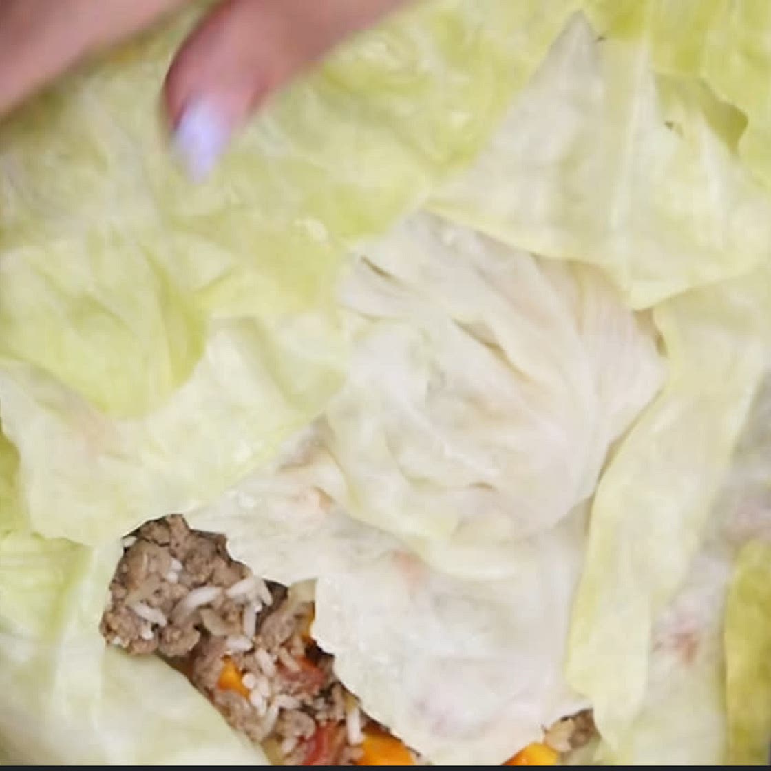 Cabbage roll cake 