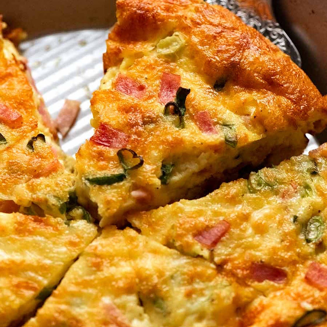 Crustless quiche