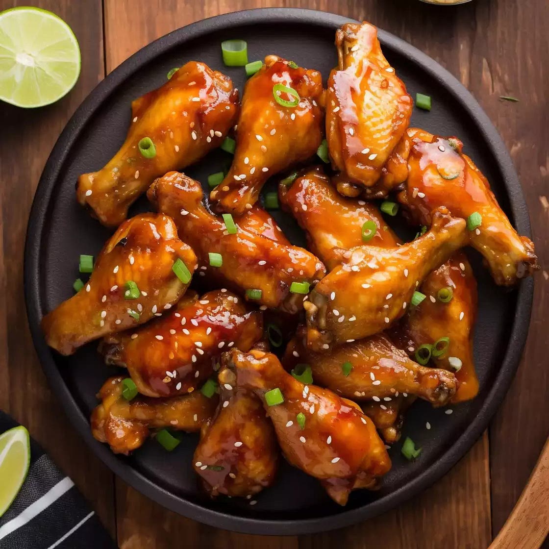 Honey Sriracha Chicken Wings
