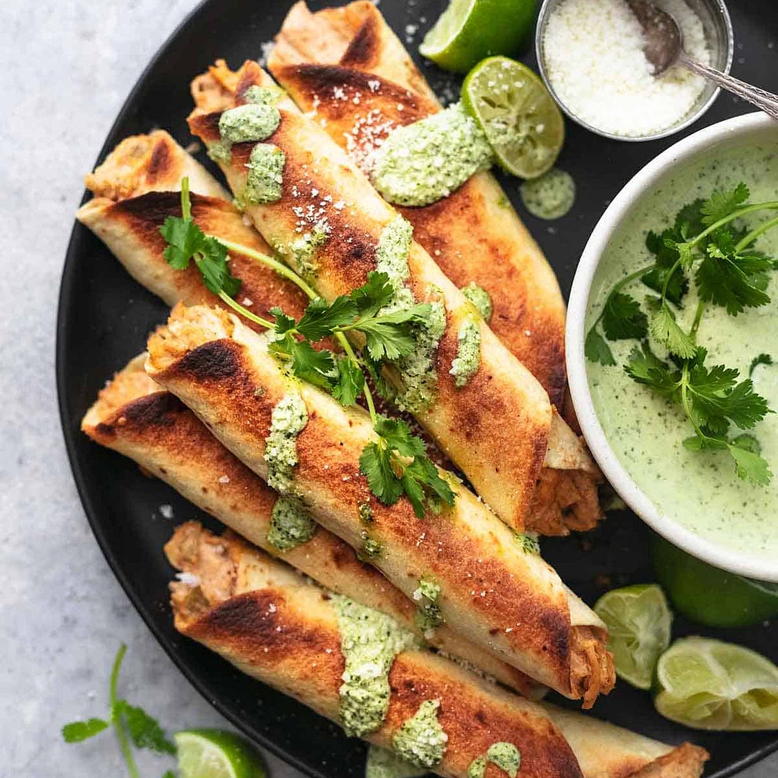 Instant Pot Cheesy Chicken Taquitos