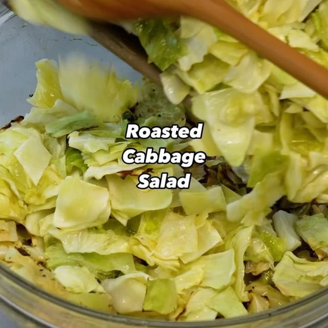 Roasted Cabbage Salad