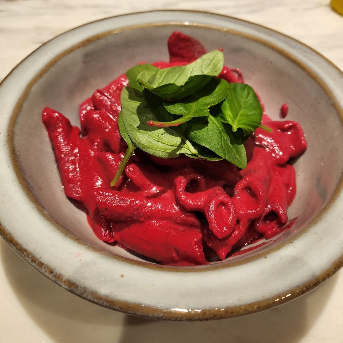 HIGH-PROTEIN PINK PASTA