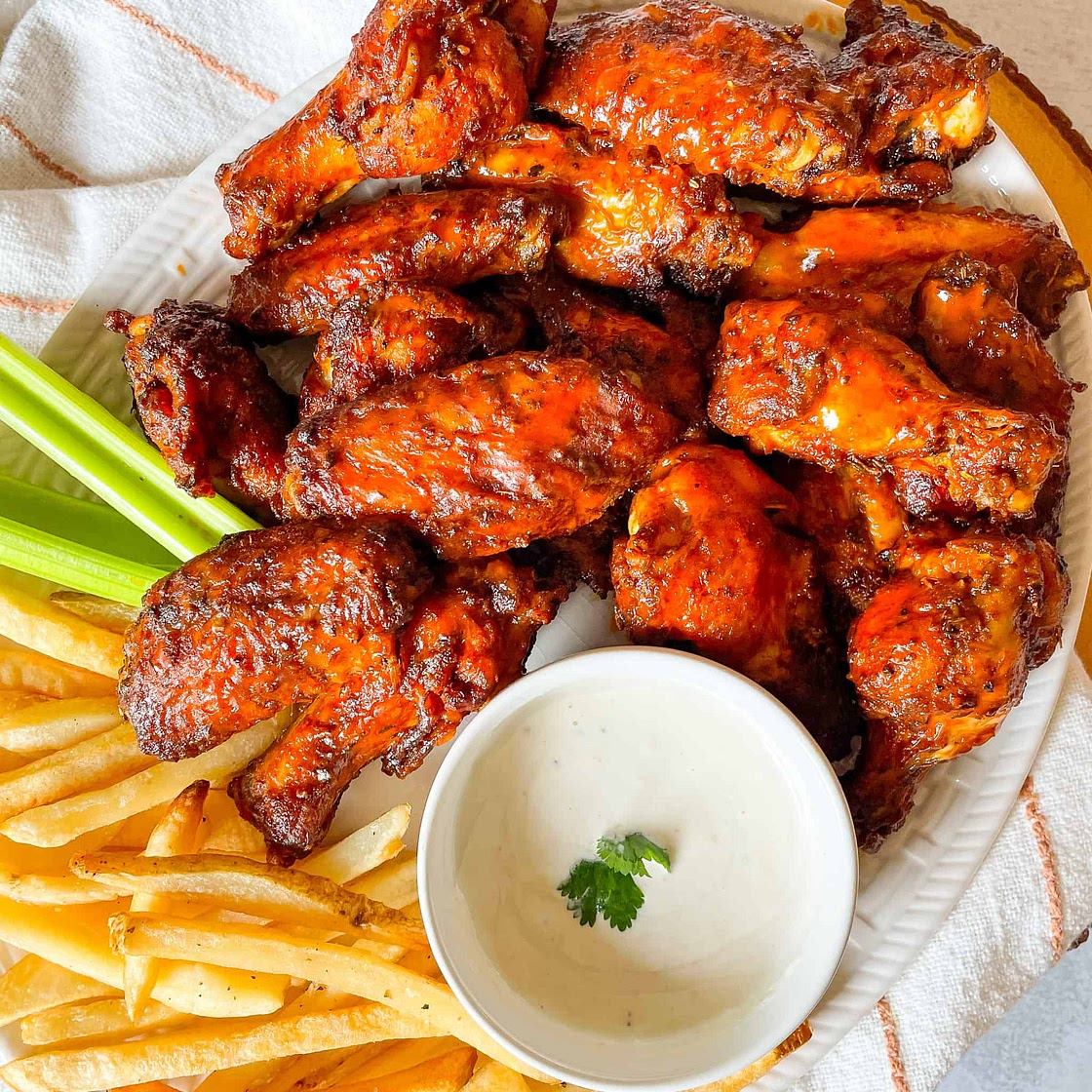 Air Fryer Buffalo Chicken Wings (Gluten-Free)