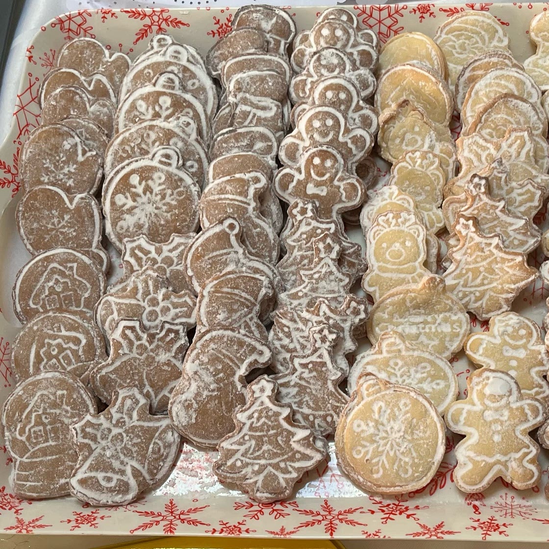 Chocolate sugar cookies ☃️❄️
