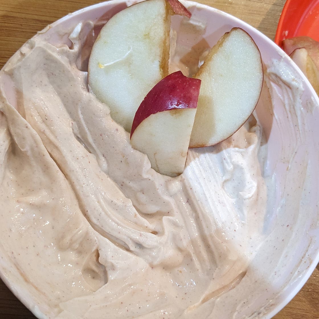 Peanut butter yogurt dip