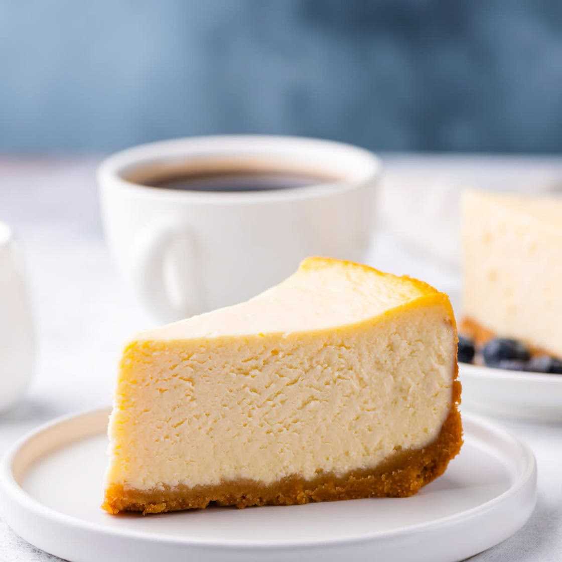 Witte chocolade cheesecake