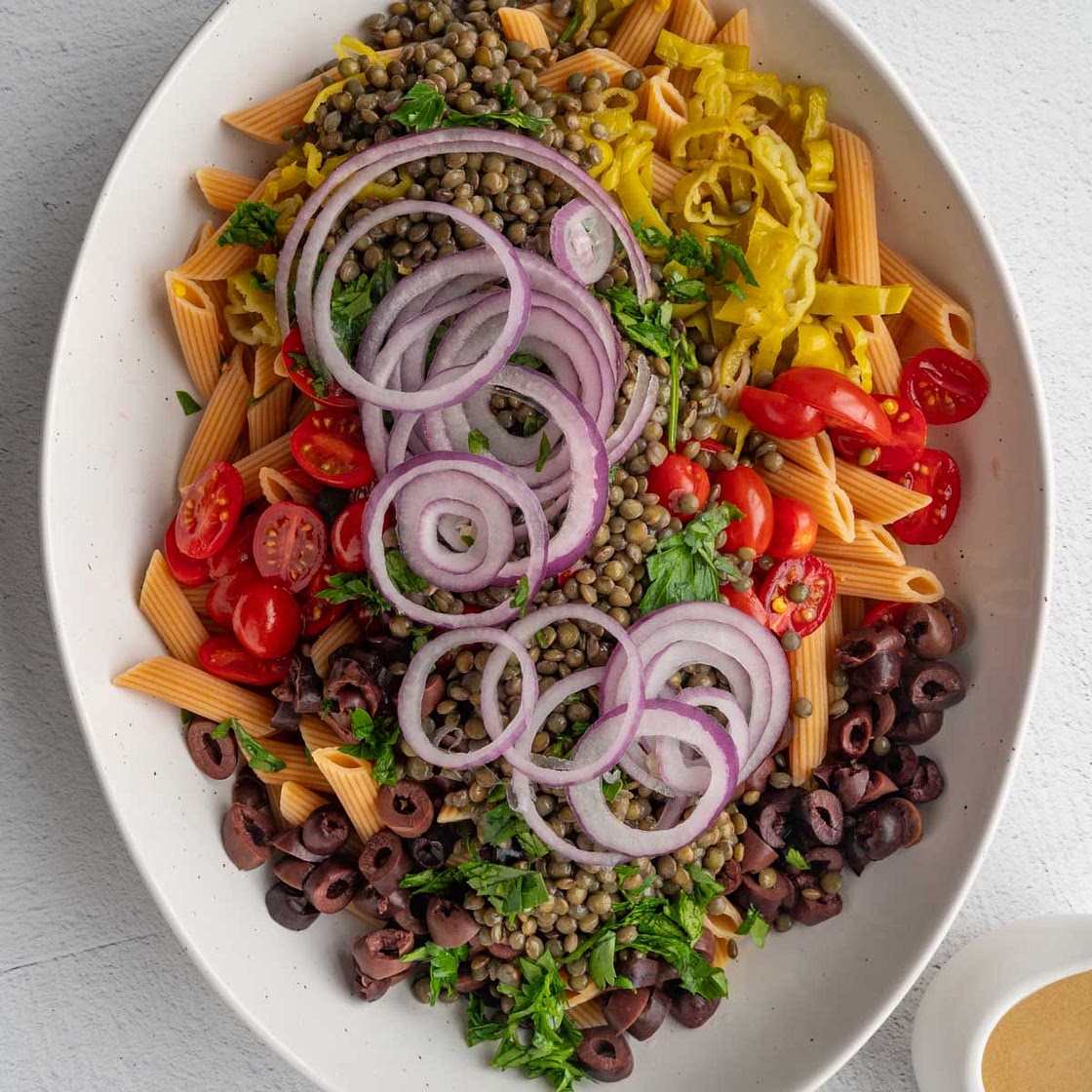 Lentil Pasta Salad