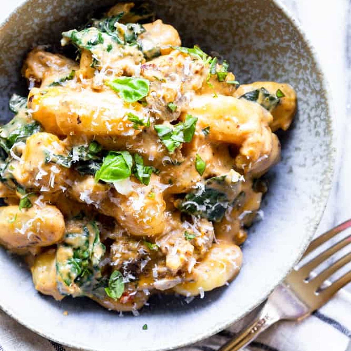 Creamy Pumpkin Sausage Gnocchi
