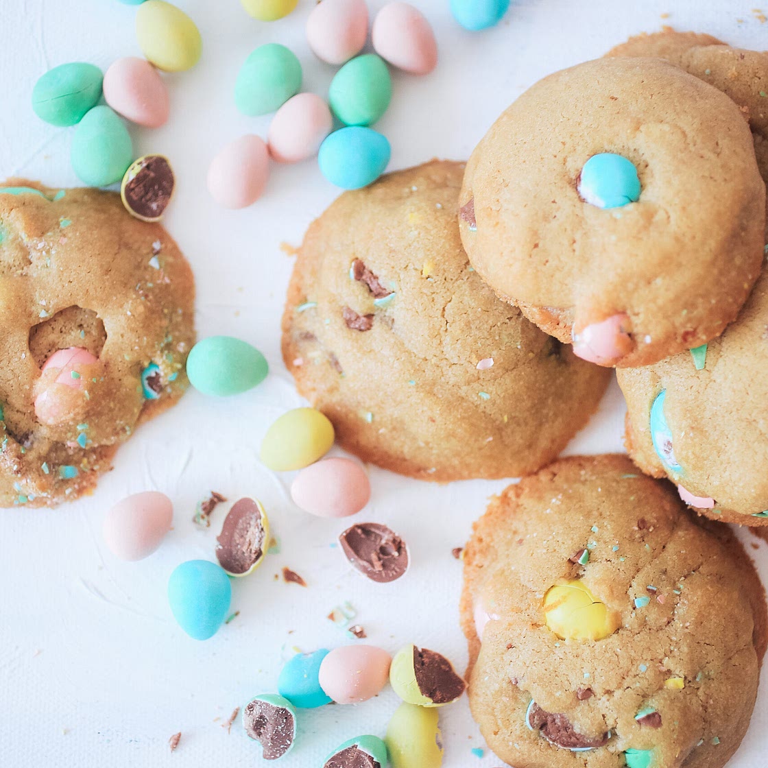 The Best Easter Mini Egg Cookies