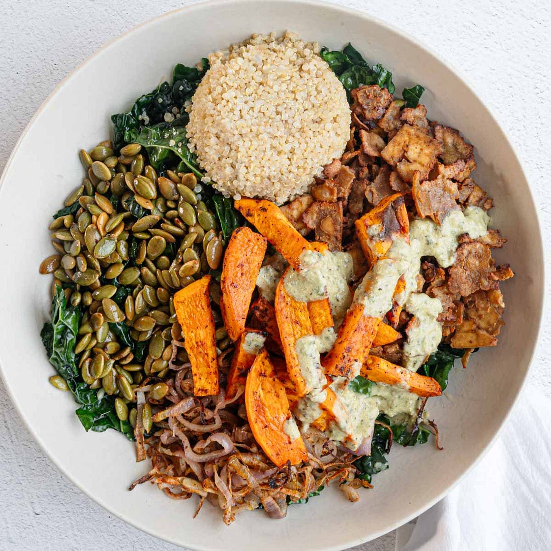 Sweet Potato Tofu Bowl