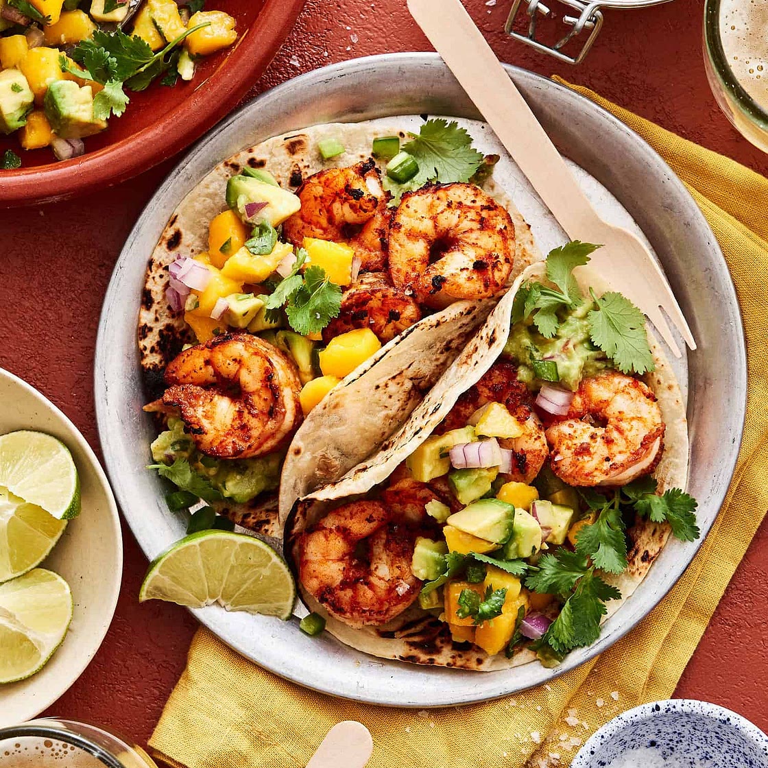 Air Fryer Shrimp Tacos