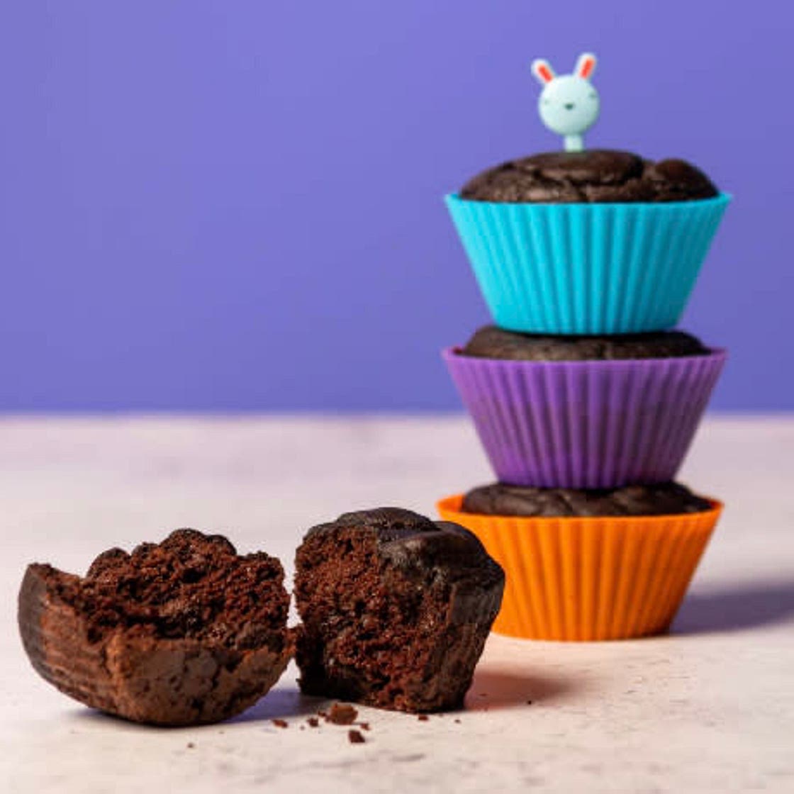 KEIC Black Bean Chocolate Muffins 
